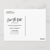 Terracotta書モダン道の写真日付を保存 ポストカード (裏面)