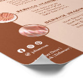 Terracotta製品イメージレトロアーチ価格表 ポスター (角)