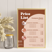 Terracotta製品イメージレトロアーチ価格表 ポスター