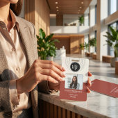 Terracotta | ミニマリスト企業の従業員写真 バッジ