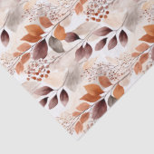 Terracotta and Burgundy Fall Leaves | Boho Autumn 薄葉紙 (詳細)