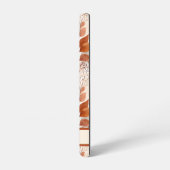 Terracotta and Burgundy Fall Leaves | Boho Autumn Samsung Galaxyケース (左側面)