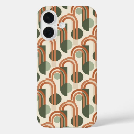 Terracotta Arch Pattern Phone Case Case-Mate iPhoneケース (裏面)