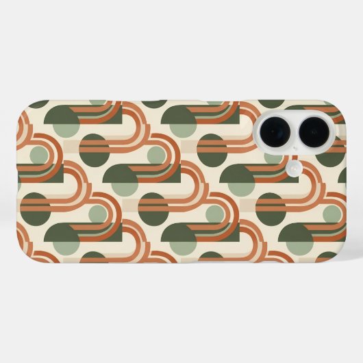 Terracotta Arch Pattern Phone Case Case-Mate iPhoneケース (裏面 (横))