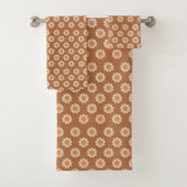 Terracotta Bath Towel Groovy 70s Design バスタオルセット (インサイチュ)