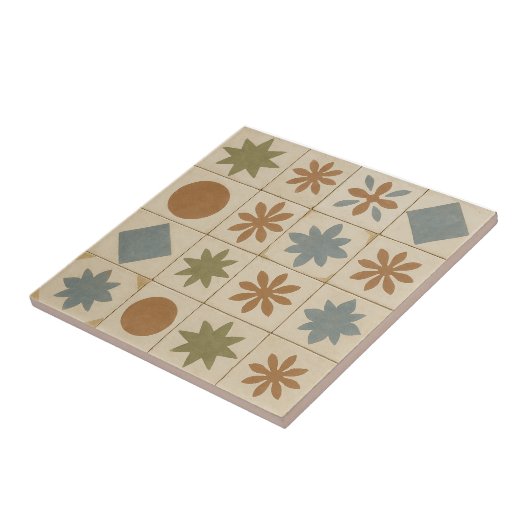 Terracotta Bloom Mediterranean Tile タイル (側面)