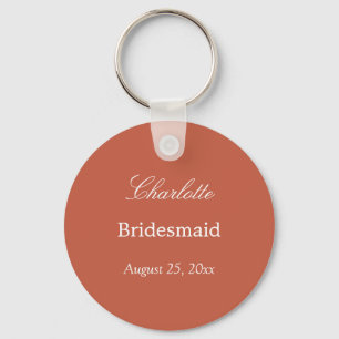 Terracotta Bridesmaid Thank You Keychain キーホルダー