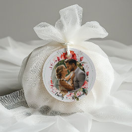 Terracotta Burgundy Blush Floral Wedding  フェイバータグ