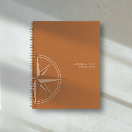 Terracotta Compass Rose Mental Health Brand ノートブック