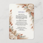 Terracotta Cream and Sage Minimalist エンクロージャーカード (正面)