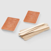 Terracotta Eucalyptus Burgundy Orange Floral ハンドファン (組立なし)