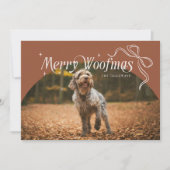 Terracotta Merry Woofmas Dog Christmas  シーズンカード (正面)