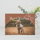 Terracotta Merry Woofmas Dog Christmas  シーズンカード (スタンド正面)