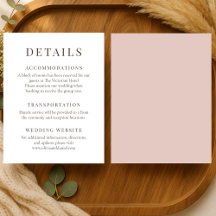 Terracotta Minimalist Elegant Wedding Details