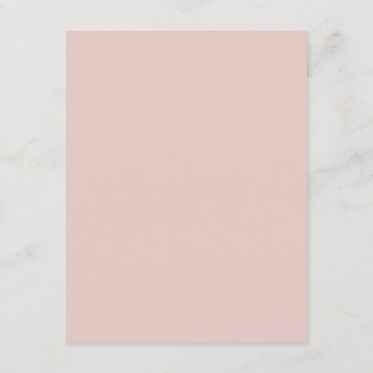 Terracotta Minimalist Elegant Wedding Details 招待状 (裏面)