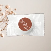 Terracotta Mint to Be Fall Wedding Favors