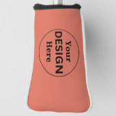 Terracotta Modern Minimalist Golf Club Head Cover ゴルフヘッドカバー (回転90)