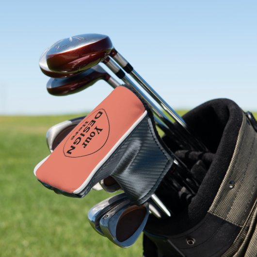 Terracotta Modern Minimalist Golf Club Head Cover ゴルフヘッドカバー (インサイチュ)