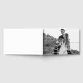 Terracotta Modern Photo Wedding Guest Book ゲストブック (全面)