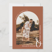 Terracotta QRコード結婚の写真日付の保存 セーブザデート (正面)