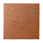 Terracotta red simple rustic  タイル (正面)