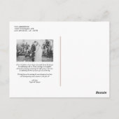 Terracotta Retro Script Photo Wedding Thank You ポストカード (裏面)