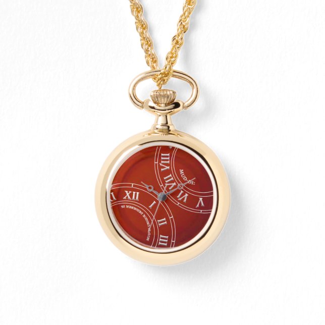 Terracotta RN Necklace Watch 腕時計 (正面)