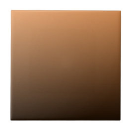 Terracotta Rust to Dark Brown Ombre Gradient タイル