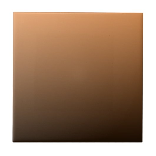Terracotta Rust to Dark Brown Ombre Gradient タイル (正面)