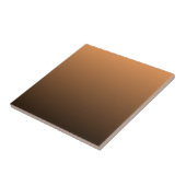 Terracotta Rust to Dark Brown Ombre Gradient タイル (側面)