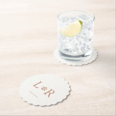 Terracotta | Simple Chic Couple ペーパーコースター (インサイチュ)