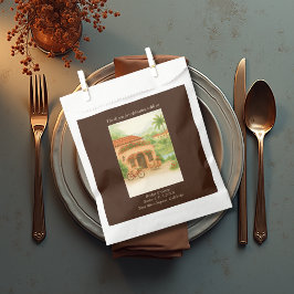 Terracotta Spanish Hacienda Destination Wedding フェイバーバッグ