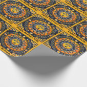 Terracotta Sun Personalize Name Birthday Roll of ラッピングペーパー (角)