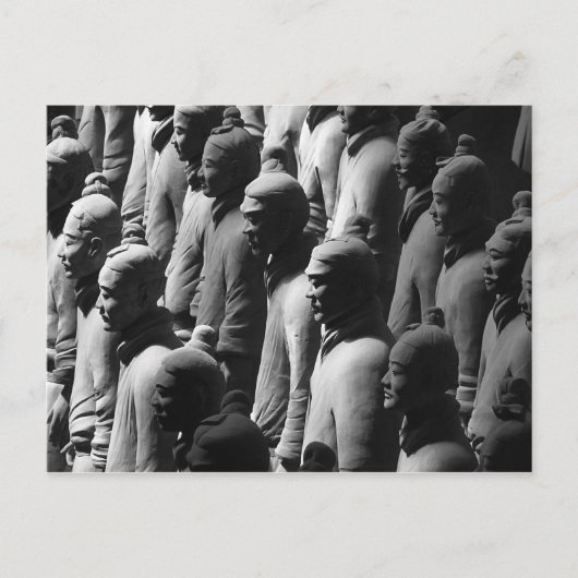 Terracotta Warriors Xian中国写真 ポストカード (正面)
