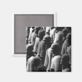 Terracotta Warriors Xian中国写真 マグネット (正面/裏面)