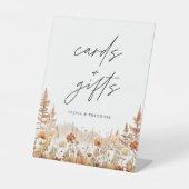 Terracotta Wildflower Mountain Cards & Gifts Table 台座サイン (正面)