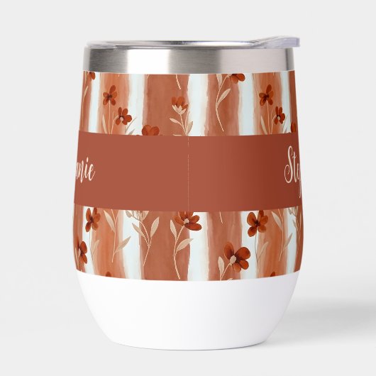 Terracotta Wildflower Personalized Boho (左面)