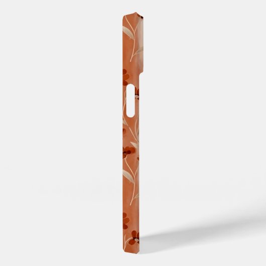 Terracotta Wildflower Stripe Case-Mate iPhoneケース (裏面 / 右)