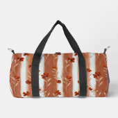 Terracotta Wildflower Stripe Yoga Mat ダッフルバッグ (正面)