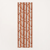 Terracotta Wildflower Stripe Yoga Mat ヨガマット (正面)