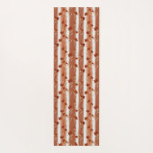 Terracotta Wildflower Stripe Yoga Mat ヨガマット (裏面)