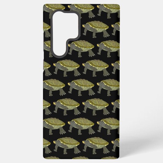Terrapin (pattern black) - Samsung Case Galaxyケース (裏面)