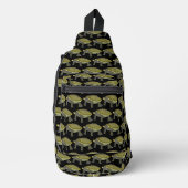 Terrapin (pattern black) - Sling Backpack スリングバッグ (正面)