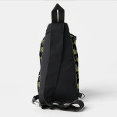 Terrapin (pattern black) - Sling Backpack スリングバッグ (裏面)