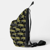 Terrapin (pattern black) - Sling Backpack スリングバッグ (右)
