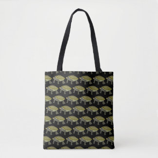 Terrapin (pattern black) - Tote Bag トートバッグ