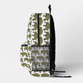 Terrapin (pattern white) - Backpack プリントバックパック (右)