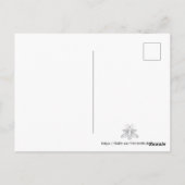 Terrapin (pattern white) - Postcard ポストカード (裏面)