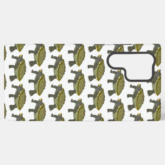 Terrapin (pattern white) - Samsung Case Galaxyケース (裏面横)