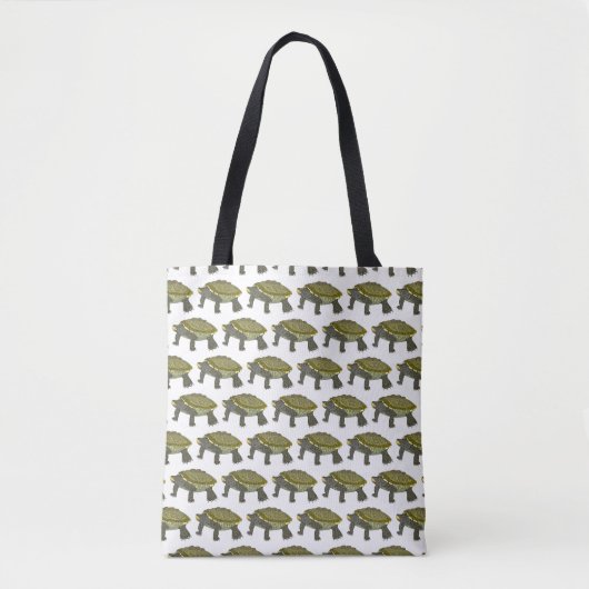 Terrapin (pattern white) - Tote Bag トートバッグ (正面)